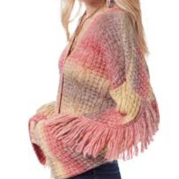 Sam Edelman multi color cardigan/NWT/size Medium - Picture 2 of 7